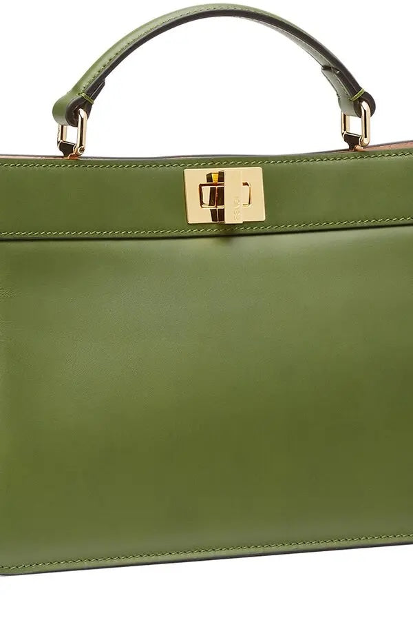 FENDI PEEKABOO ISEEU EAST WEST CUERO CARTERA SATCHEL