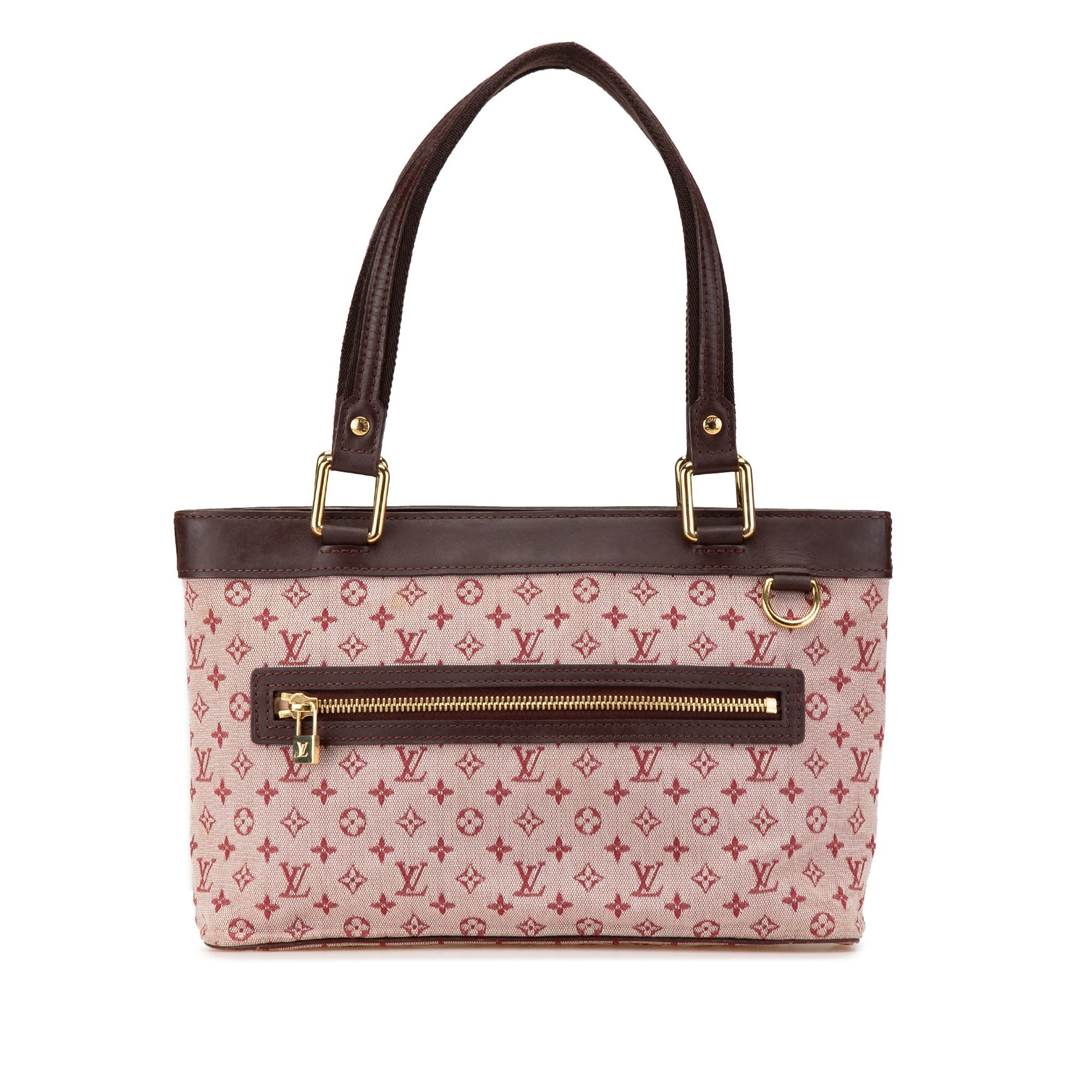 Red Louis Vuitton MONOGRAMA Mini Lin Lucille PM Handbag - Imagen del producto 2