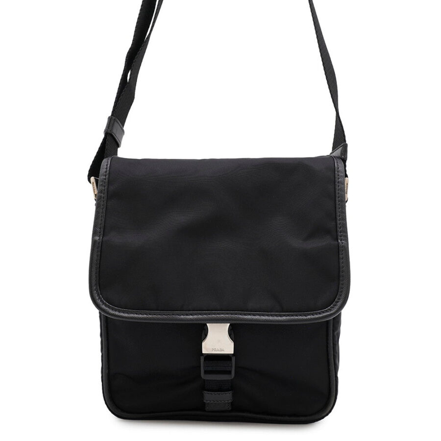 Prada Shoulder Bag black – front view