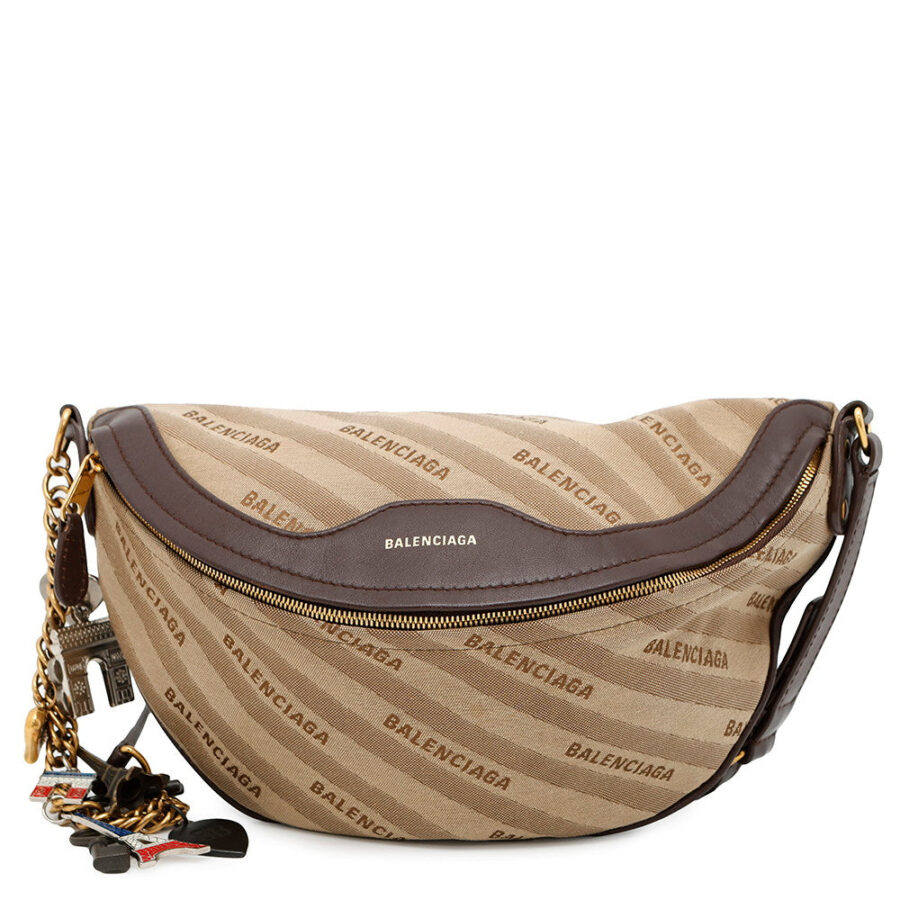Balenciaga Crossbody beige bag – front view