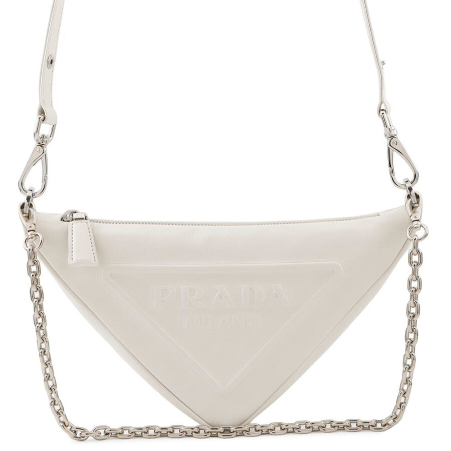 Prada handbag white – front view
