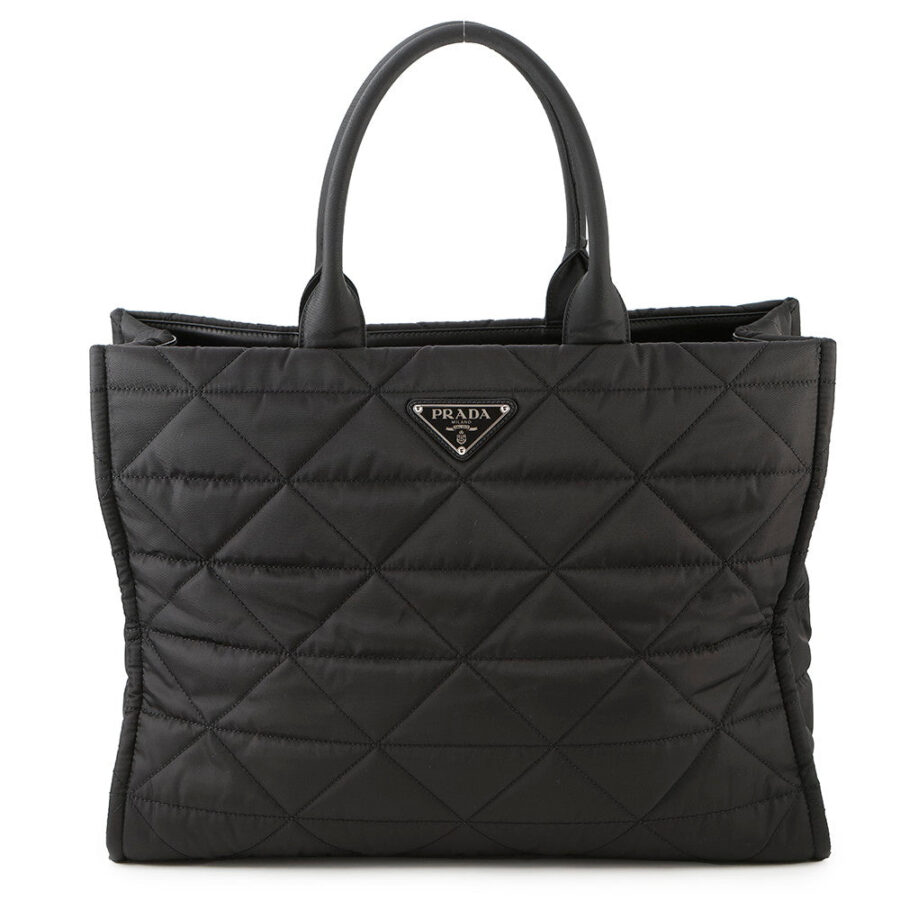 Prada Tote black bag – front view