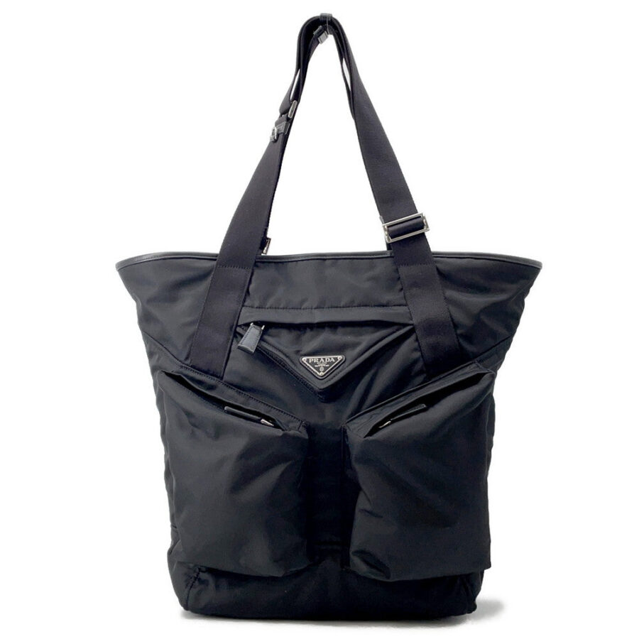 Prada Tote black bag – front view