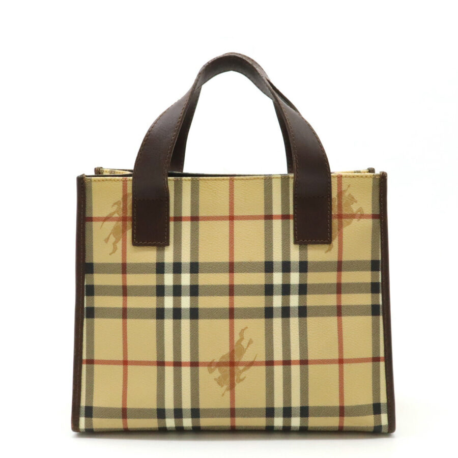 Burberry Nova Check PVC Handbag | Studio Nafay