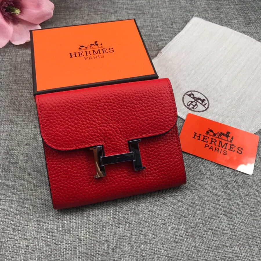 Hermes Constance red bag – front view