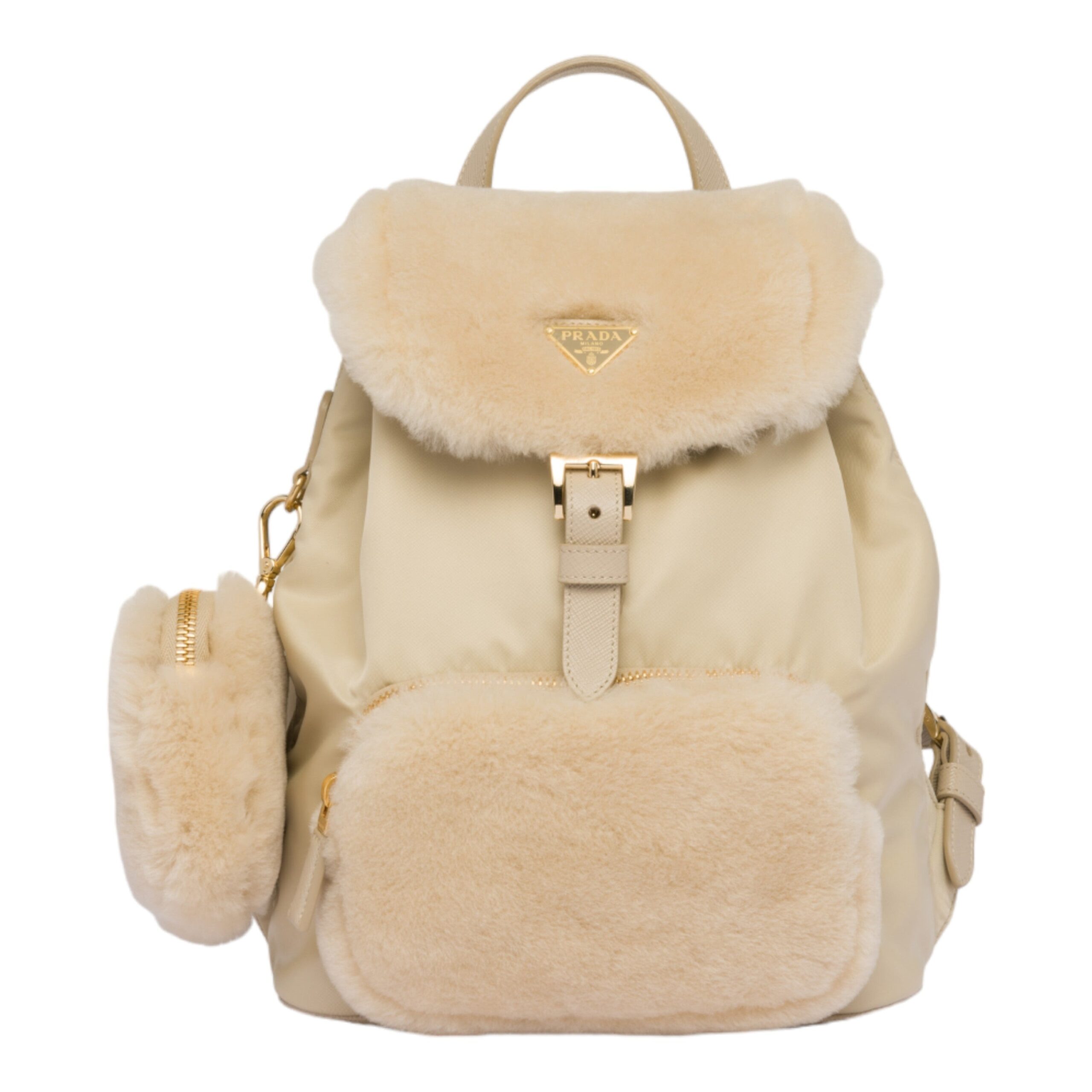 Mochila Re-nylon y borreguillo