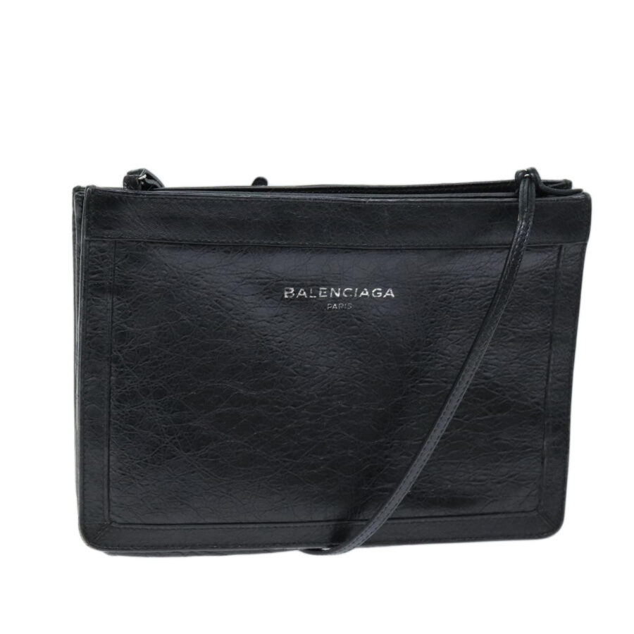 Balenciaga Shoulder Bag navy – front view