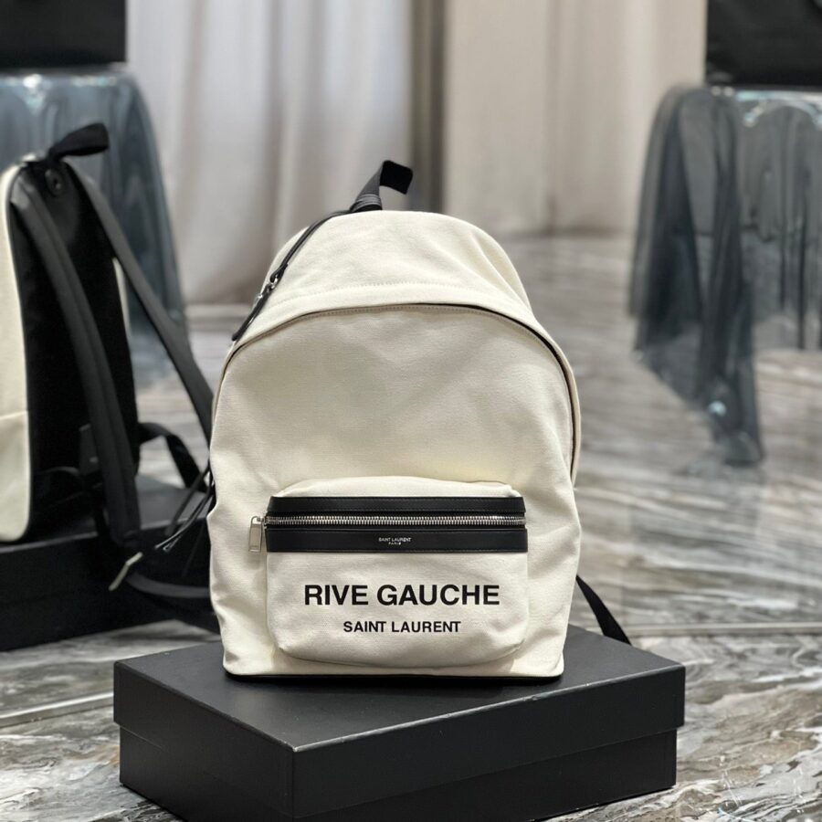 Designer Backpack black bag – front view