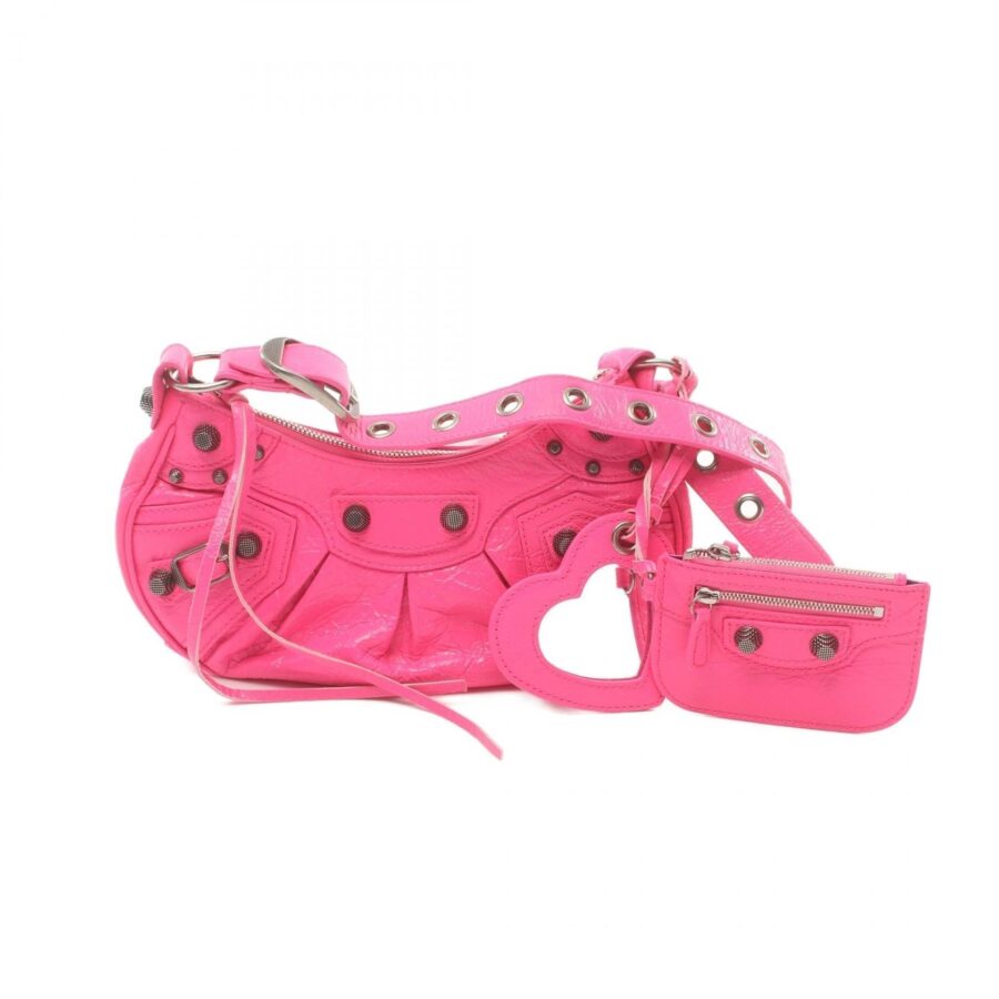 Balenciaga Shoulder Bag pink – front view