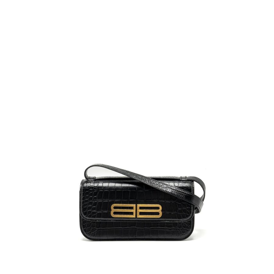 Balenciaga Shoulder Bag black – front view