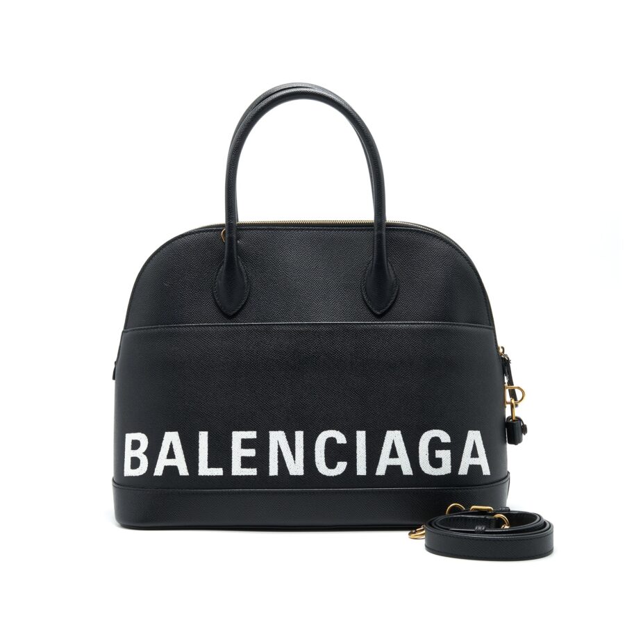 Balenciaga Tote black bag – front view