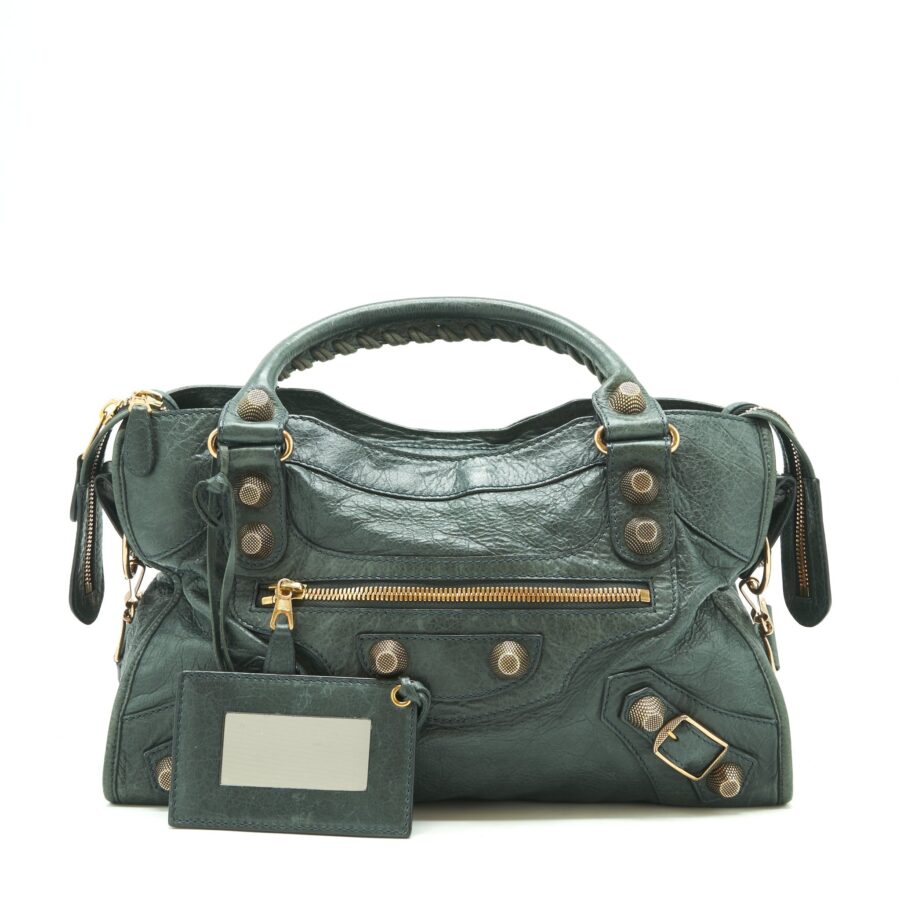 Balenciaga Tote grey bag – front view