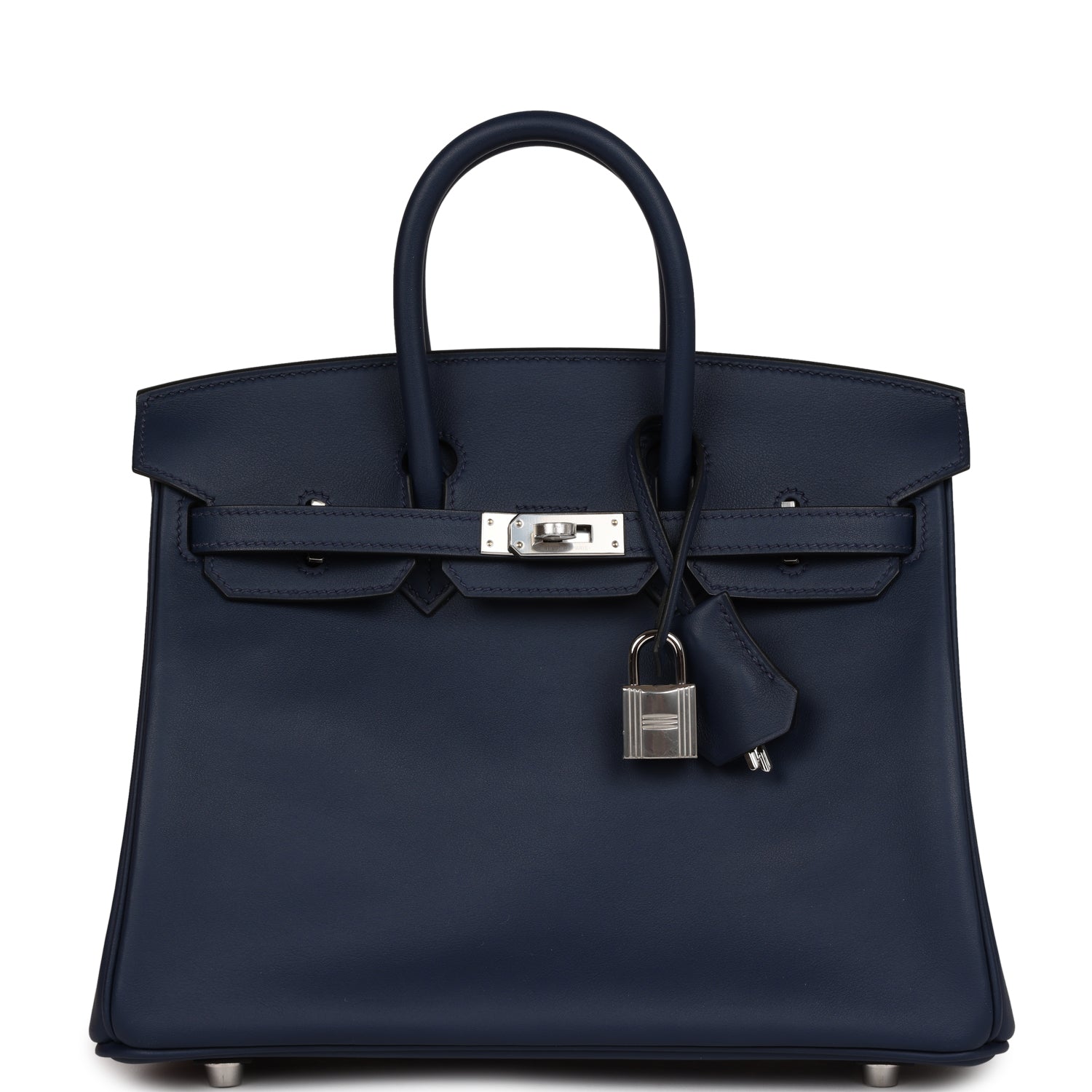 Hermes Birkin 25 Bleu Navy Swift Herrajes de paladio