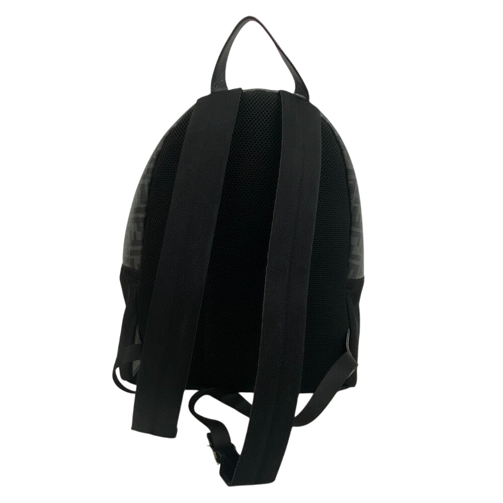 Fendi Mochila PVC, Nailon Negro Mochila Zucca Hombre