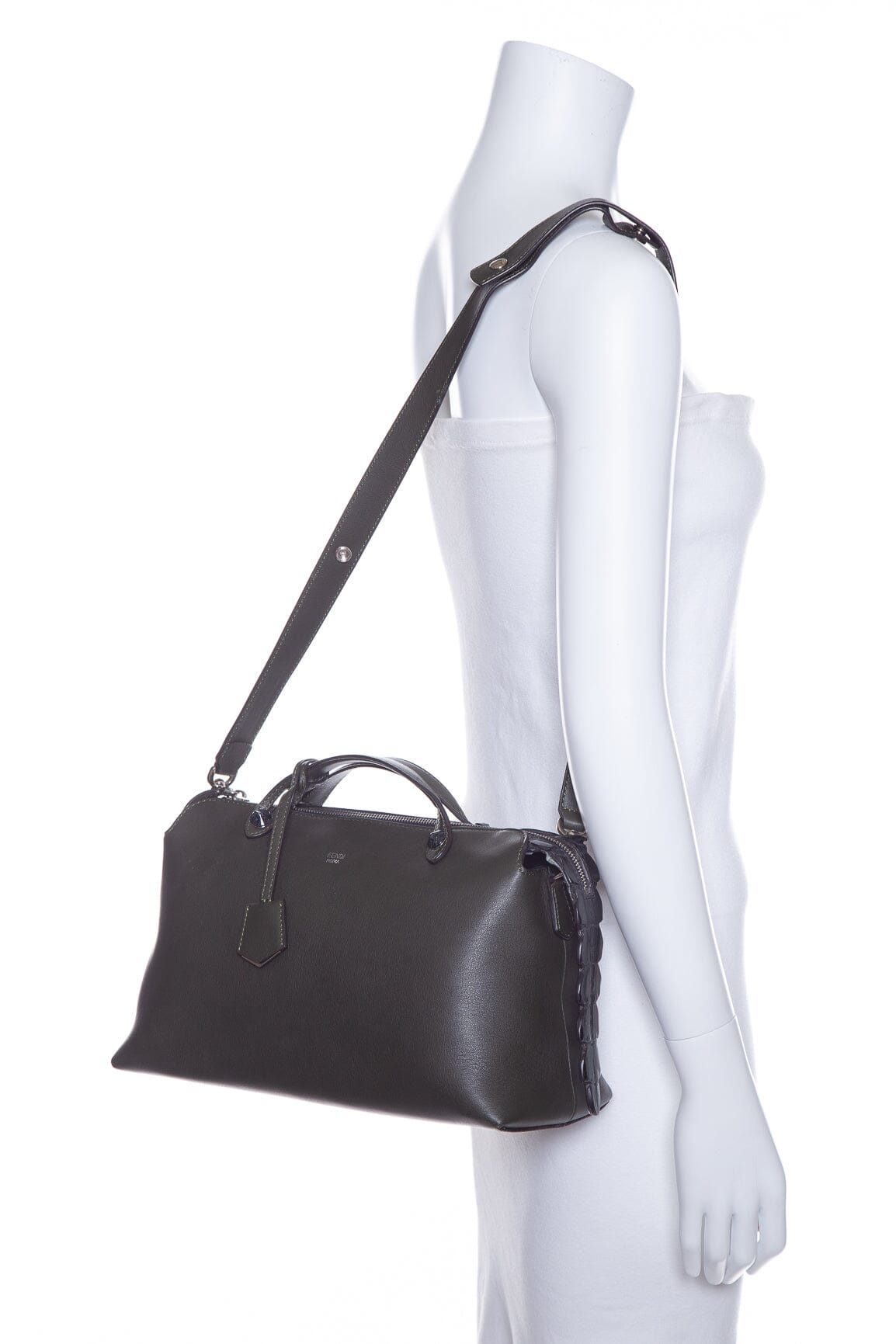 Bolso de mano Fendi By The Way de Cuero Verde