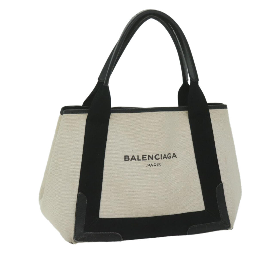 BALENCIAGA Tote Bag Canvas White 339933 Auth ep2712 | Studio Nafay