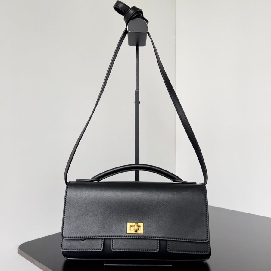 Designer Clutch gold bag – front view