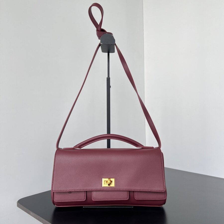 Designer Clutch gold bag – front view