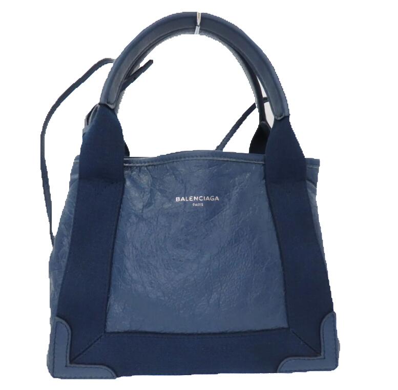Balenciaga Tote navy bag – front view